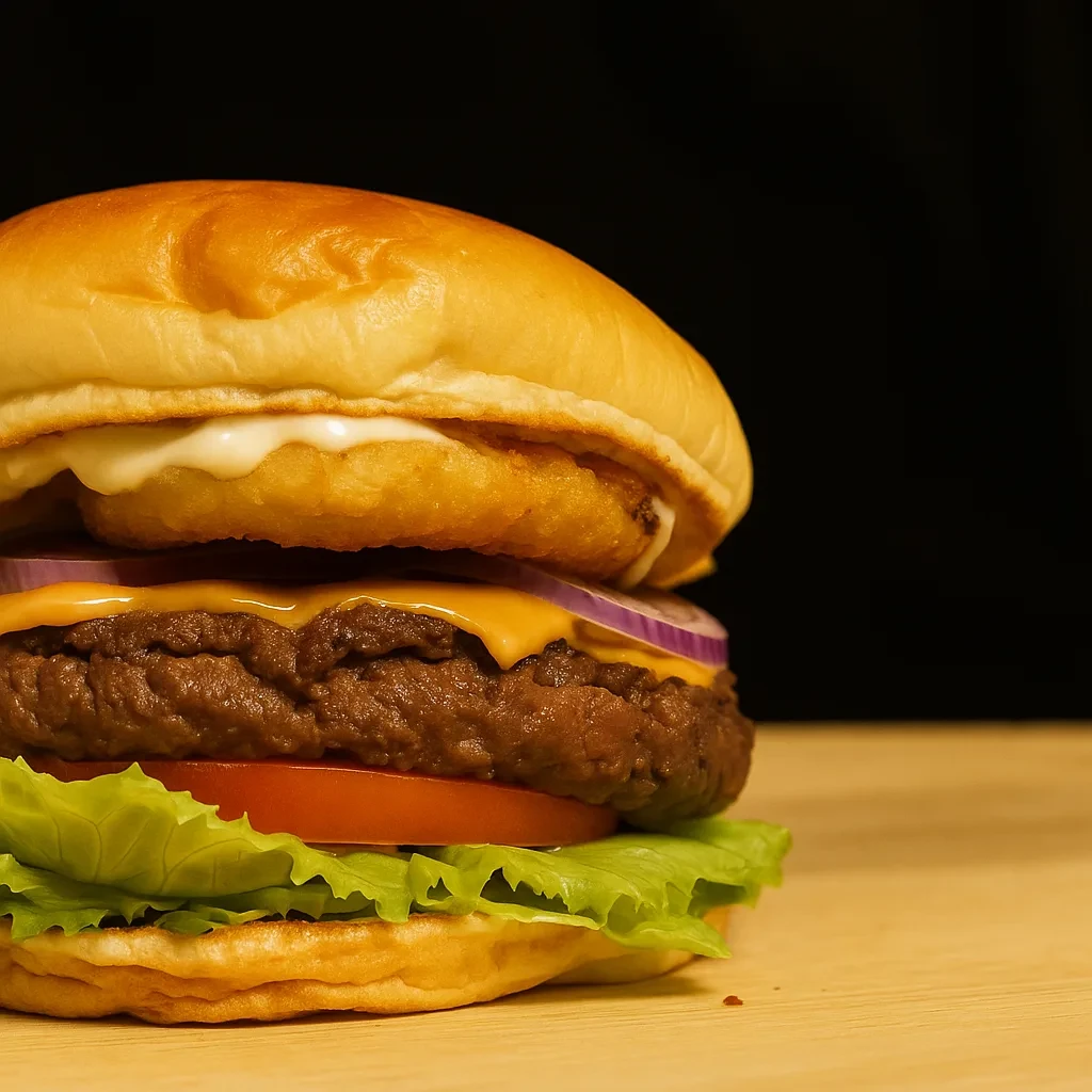 Odin's Onion Salad Burger
