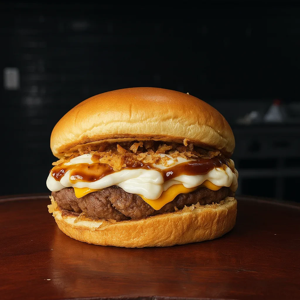 Odin's Crispy Barbecue Burger
