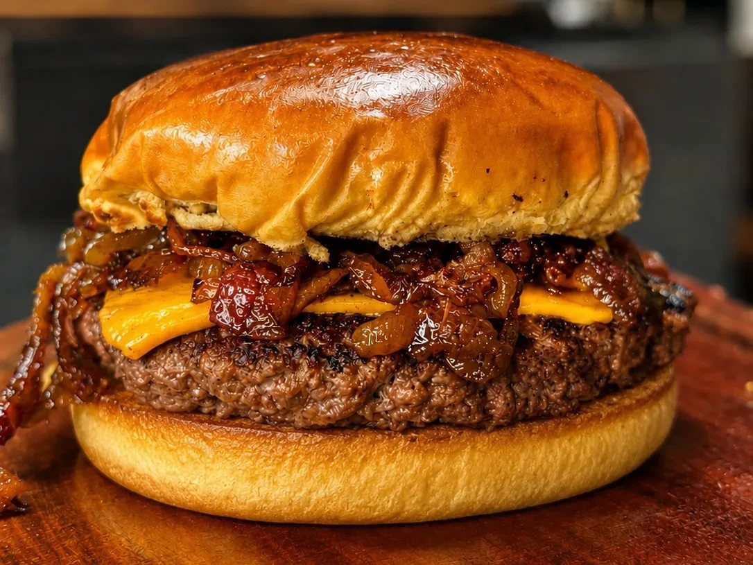 Odin's Bacon Jelly Burger