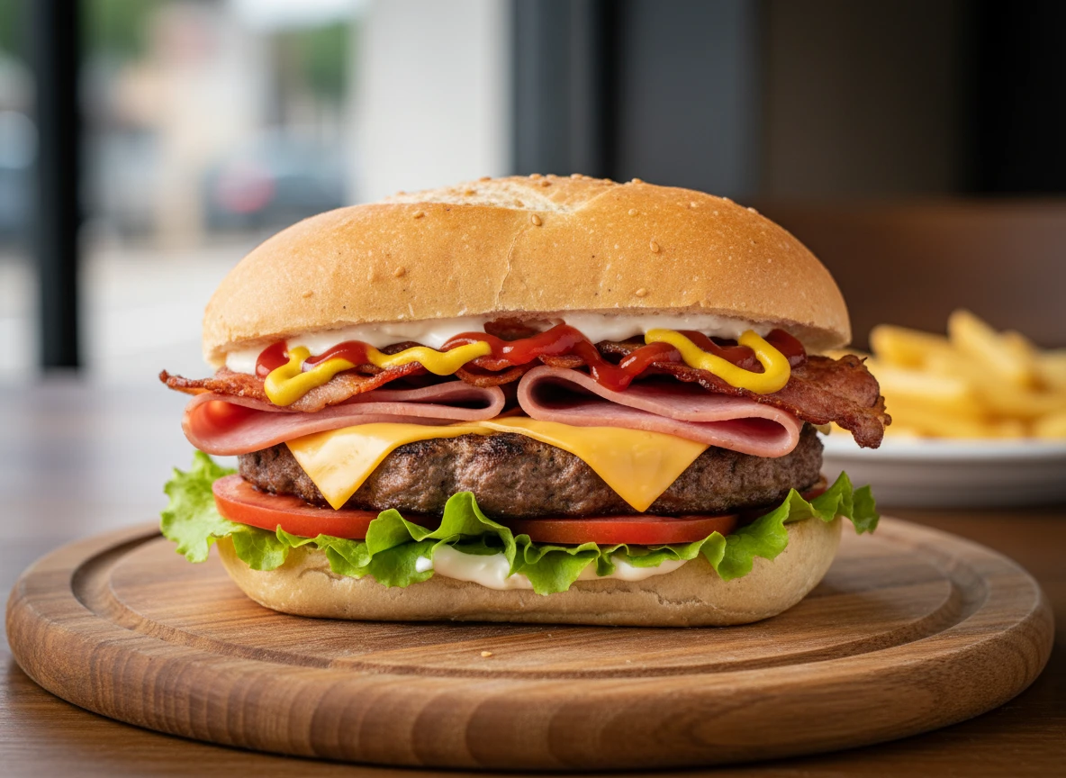 X-Hamburguinho no Pão de Sal
