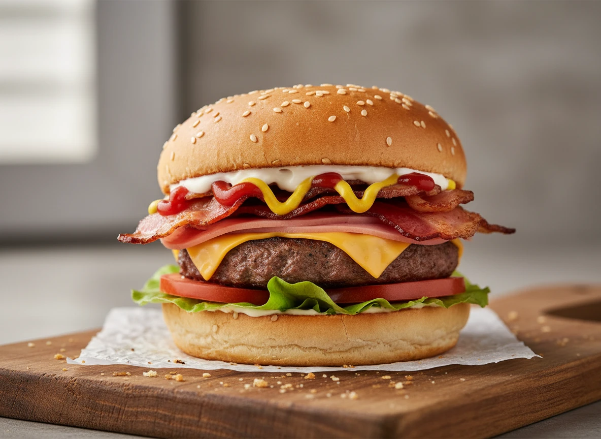 X-Hamburguinho no Pão de Hambúrguer