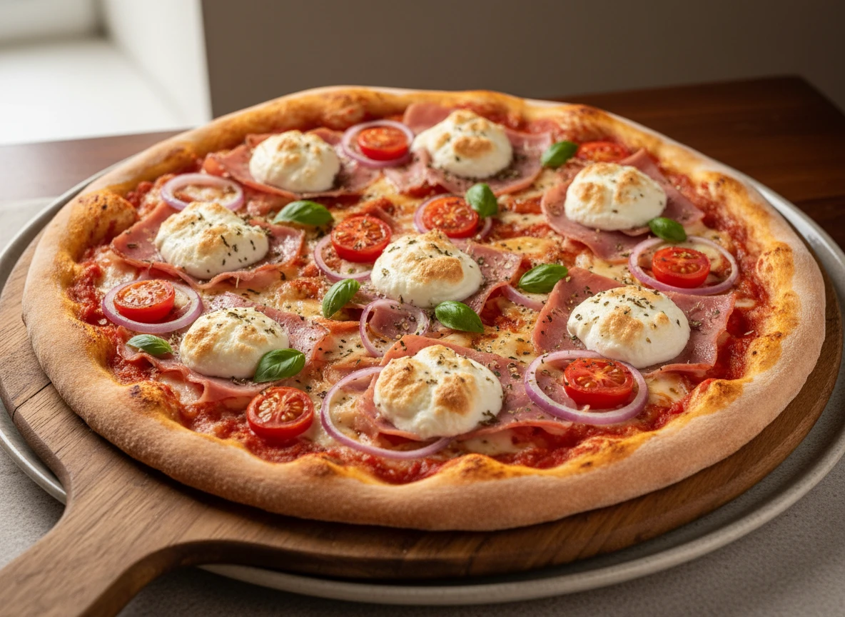 Pizza Grande - Presunto com Requeijão (Milano)