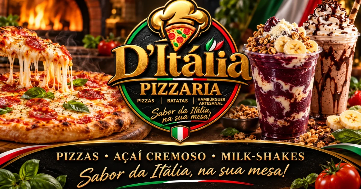Capa de D'italia pizzaria delivery