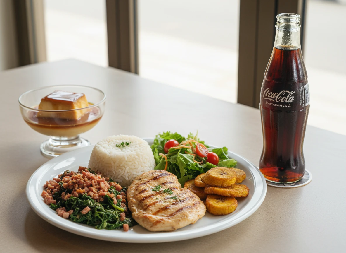 Almoço Completo + Refrigerante 200ml + Sobremesa