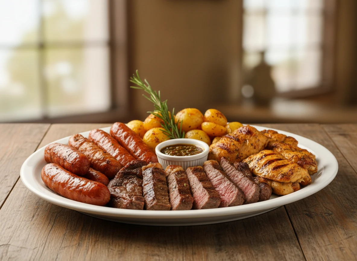 Mistao: Linguiça, Carne, Frango
